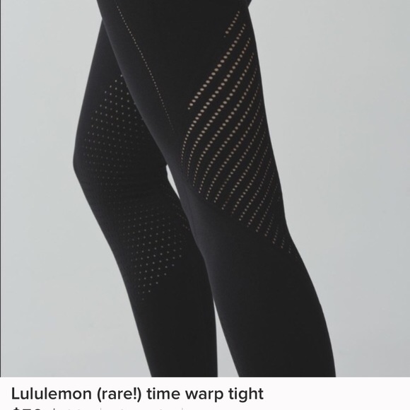 Lululemon time warp tight (black) - Picture 5 of 5